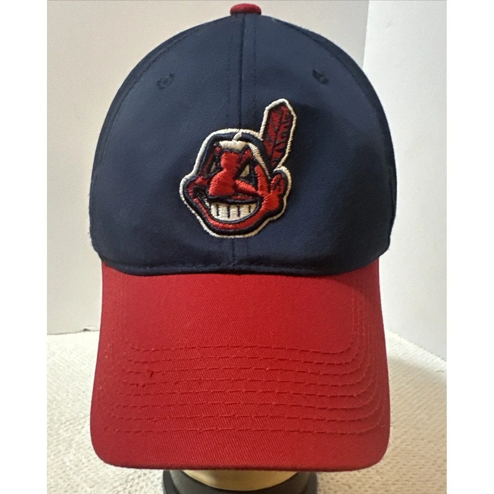 Cleveland Indians Hat Old Logo Team MLB Youth Hat Velcr
